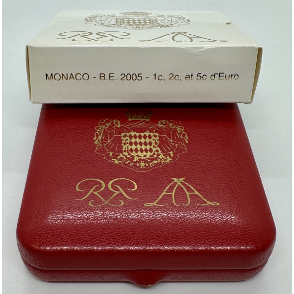 MONACO - Coffret BE - 1 Cent, 2 Cents...