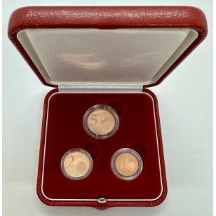 MONACO - Coffret BE - 1 Cent, 2 Cents et 5 Centimes... 2