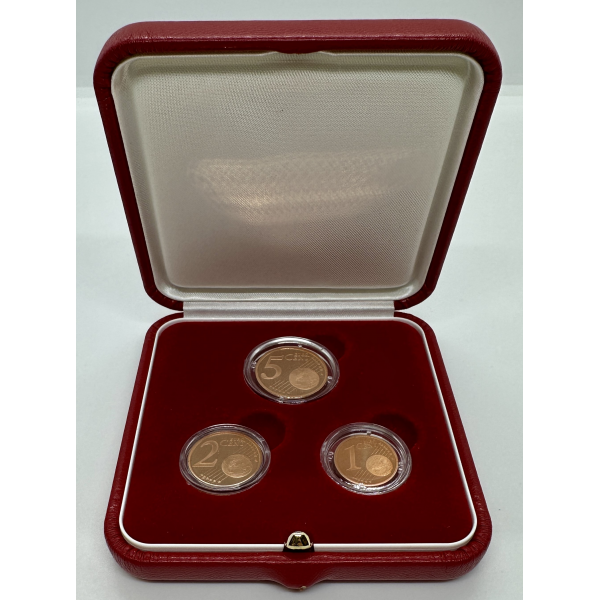 MONACO - Coffret BE - 1 Cent, 2 Cents...