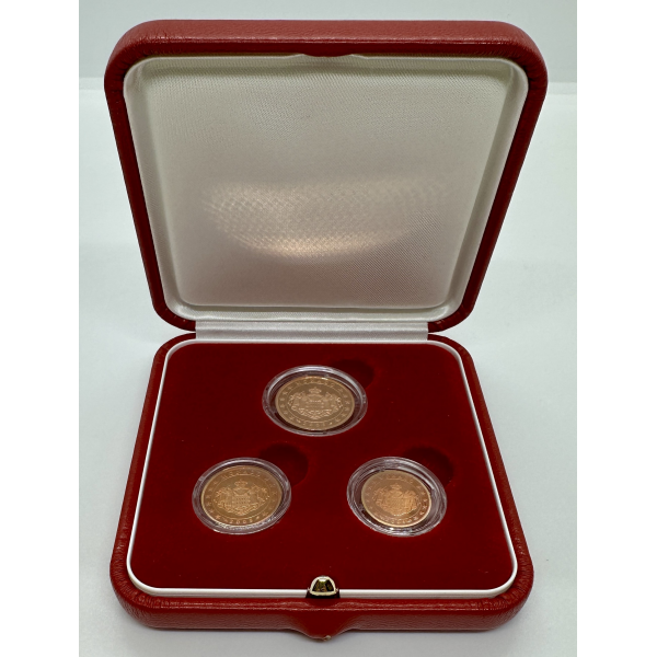 MONACO - Coffret BE - 1 Cent, 2 Cents...