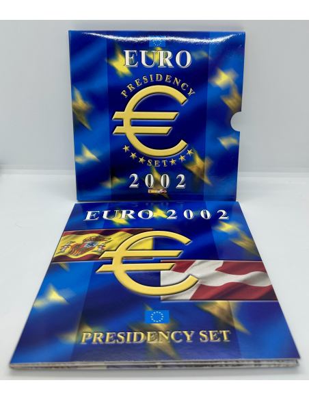 EURO PRESIDENCY SET - Monnaie des différents pays // COFFRET BU 2002