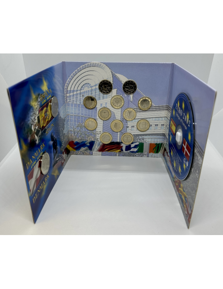EURO PRESIDENCY SET - Monnaie des différents pays // COFFRET BU 2002
