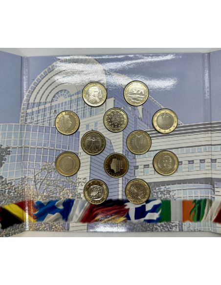 EURO PRESIDENCY SET - Monnaie des différents pays // COFFRET BU 2002
