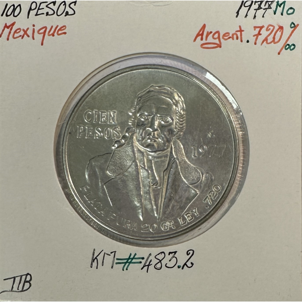 MEXIQUE - 100 PESOS 1977 Mo - Pièce...