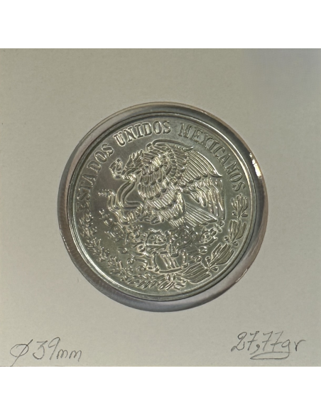 MEXIQUE - 100 PESOS 1977 Mo - Pièce de Monnaie en Argent // Qualité : TTB