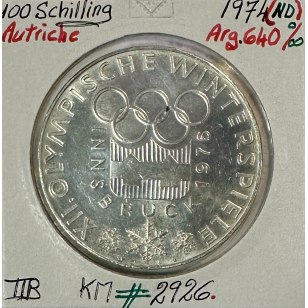 AUTRICHE - 100 SCHILLING 1974 (ND) - Pièce de Monnaie en...