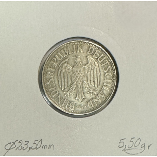 ALLEMAGNE - 1 MARK - 1954 G - Pièce de Monnaie en... 2