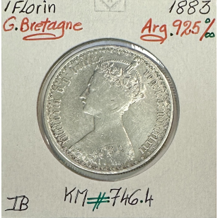 ROYAUME-UNI / GRANDE BRETAGNE (1 Florin 1883) Monnaie en...