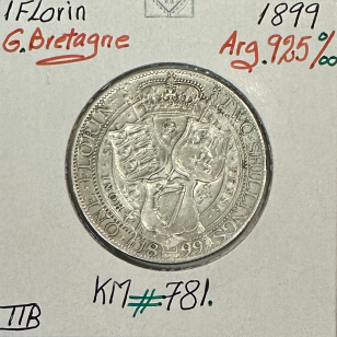 ROYAUME-UNI / GRANDE BRETAGNE (1 Florin 1899) Monnaie en...