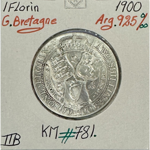 ROYAUME-UNI / GRANDE BRETAGNE (1 Florin 1900) Monnaie en...