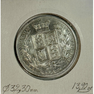 ROYAUME-UNI / GRANDE BRETAGNE (1/2 Crown 1883) Monnaie en... 2