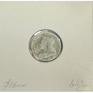 ROYAUME-UNI / GRANDE BRETAGNE (3 Pence 1896) Monnaie en... 2