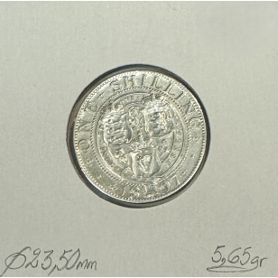 ROYAUME-UNI / GRANDE BRETAGNE - 1 Shilling 1897 - Monnaie... 2
