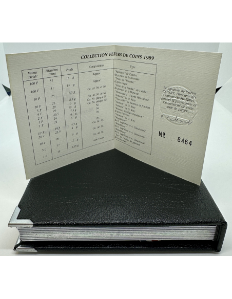 FRANCE - Coffret BE 1989 - La Monnaie de Paris - Belle Epreuve