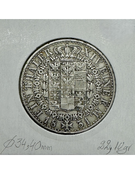 ALLEMAGNE PRUSSE - 1 THALER 1831 A - Pièce de Monnaie en Argent // TTB
