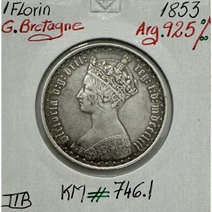 ROYAUME-UNI / GRANDE BRETAGNE (1 Florin 1853) Monnaie en...