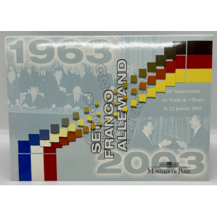 France Allemagne - Série des Euros 2003 en BU // Coffret...