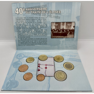 France Allemagne - Série des Euros 2003 en BU // Coffret... 2