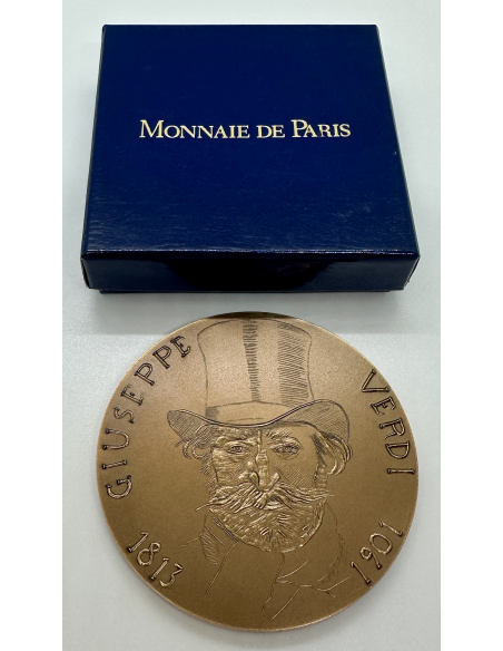 MEDAILLE FRANCAISE - GIUSEPPE VERDI // LA MONNAIE DE PARIS