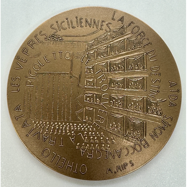 MEDAILLE FRANCAISE - GIUSEPPE VERDI...