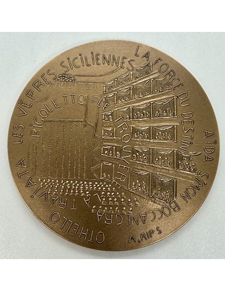MEDAILLE FRANCAISE - GIUSEPPE VERDI // LA MONNAIE DE PARIS