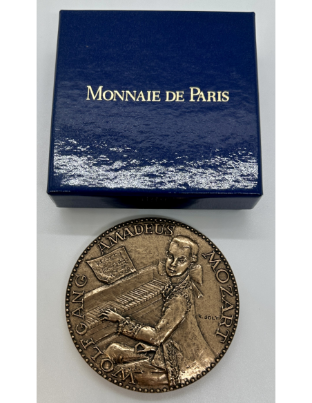 MEDAILLE FRANCAISE - WOLFGANG AMADEUS MOZART // LA MONNAIE DE PARIS