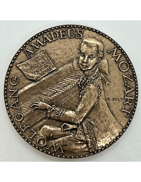 MEDAILLE FRANCAISE - WOLFGANG AMADEUS MOZART // LA MONNAIE DE PARIS