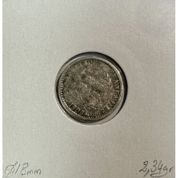 DEMI FRANC REPUBLIQUE (1808BB) Pièce...