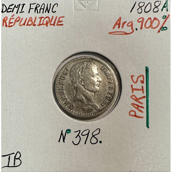 DEMI FRANC REPUBLIQUE (1808A) Monnaie...