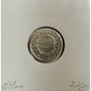 DEMI FRANC EMPIRE - 1811 K - Pièce de monnaie en Argent... 2