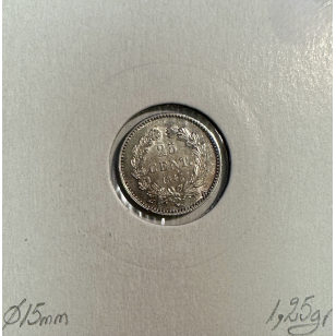 25 CENTIMES LOUIS-PHILIPPE 1er (1847A) Monnaie en Argent... 2