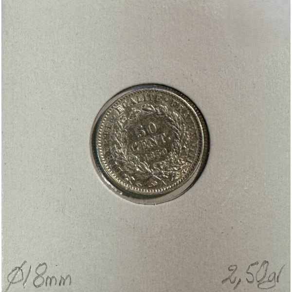 50 CENTIMES CERES - 1850A - Monnaie...