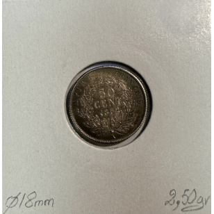 50 CENTIMES NAPOLEON III - 1862A - Pièce de monnaie en... 2