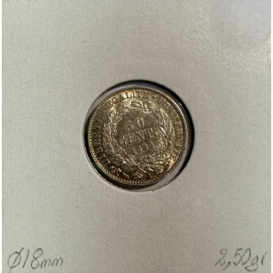 50 CENTIMES CERES - 1882A - Pièce de monnaie en Argent //... 2