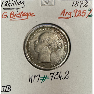 ROYAUME-UNI / GRANDE BRETAGNE - 1 Shilling 1872 - Monnaie...
