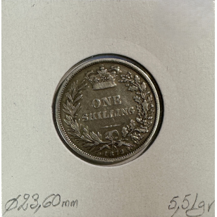 ROYAUME-UNI / GRANDE BRETAGNE - 1 Shilling 1872 - Monnaie... 2