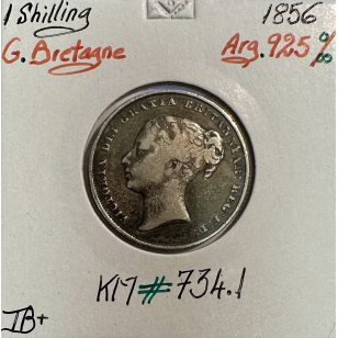 ROYAUME-UNI / GRANDE BRETAGNE - 1 Shilling 1856 - Monnaie...