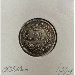 ROYAUME-UNI / GRANDE BRETAGNE - 1 Shilling 1856 - Monnaie... 2