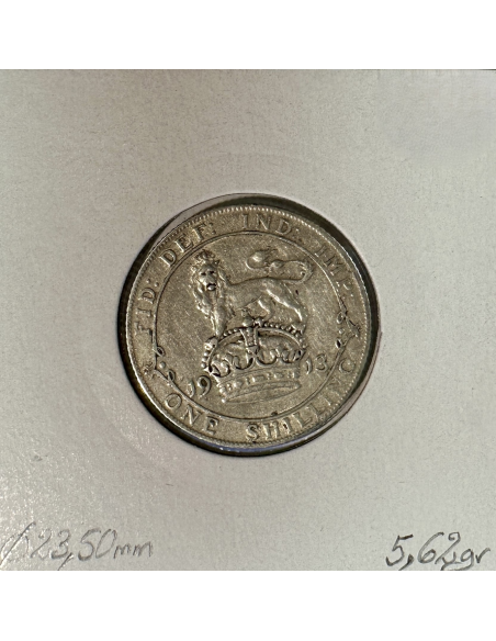 ROYAUME-UNI / GRANDE BRETAGNE - 1 Shilling 1913 - Monnaie en Argent // TTB