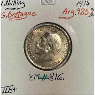 ROYAUME-UNI / GRANDE BRETAGNE - 1 Shilling 1914 - Monnaie...