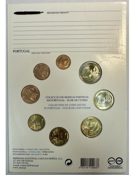 Portugal - Coffret Fleurs de Coins 2009 // Coffret BU