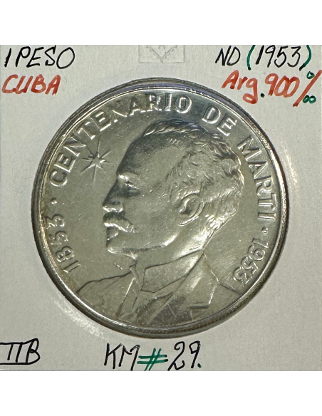 1 PESO 1953 Non Daté - Pièce de Monnaie en argent // Qualité : TTB