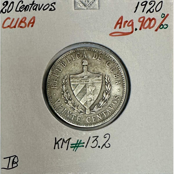 20 CENTAVOS 1920 - Pièce de Monnaie...
