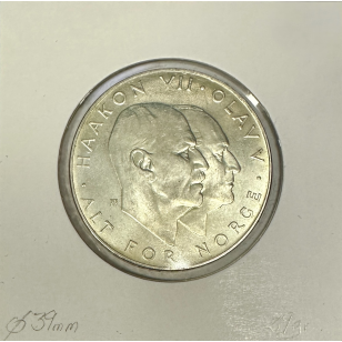 NORVEGE - 25 KRONER 1970 - Pièce de Monnaie en Argent - SUP 2