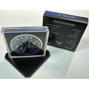 CANADA - 5 DOLLARS 2025 - Pièce de Monnaie Colorisée en... 2