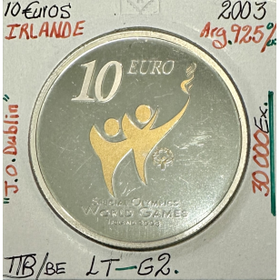 IRLANDE - 10 EURO 2003 - Pièce de Monnaie en BE //...