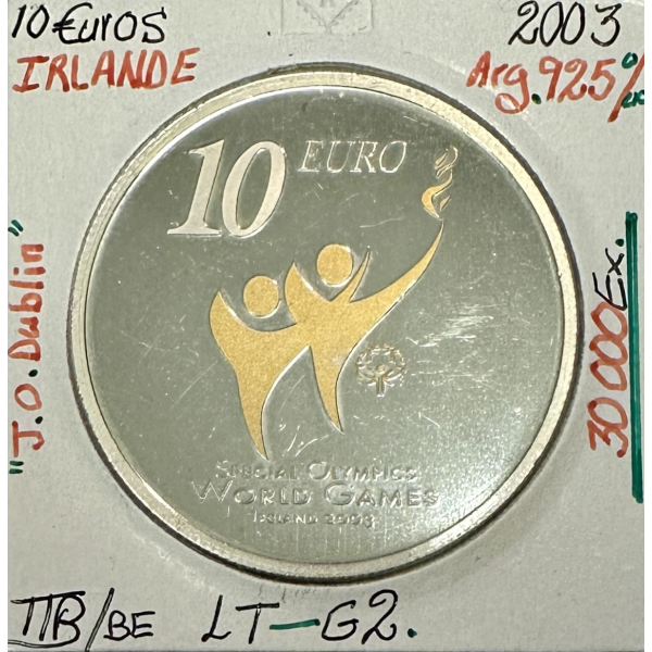 IRLANDE - 10 EURO 2003 - Pièce de...