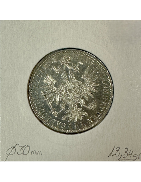AUTRICHE - 1 FLORIN 1861 A - Pièce de Monnaie en Argent // SUP