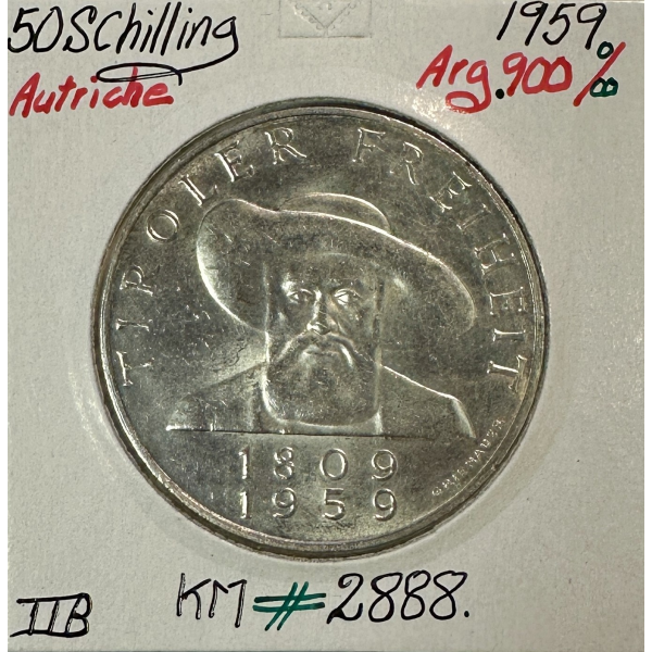 AUTRICHE - 50 SCHILLING 1959 - Pièce...