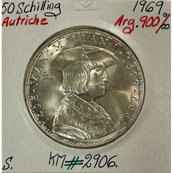 AUTRICHE - 50 SCHILLING 1969 - Pièce...